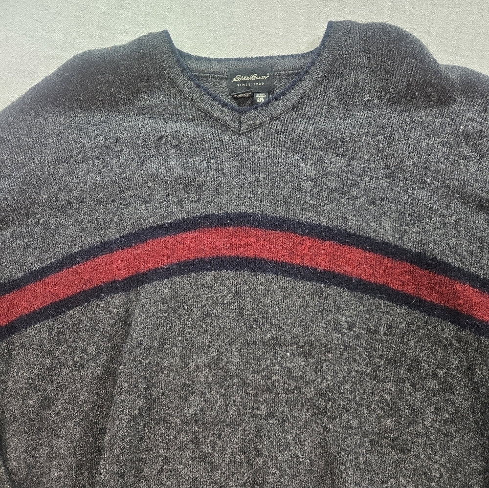 Vintage Eddie Bauer Wool Blend Sweater XXL Made in USA - Picture 2 of 8